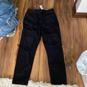 Ripped American Eagle Mom Jeans